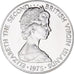 Moneda, ISLAS VÍRGENES BRITÁNICAS, Elizabeth II, 50 Cents, 1975, Franklin