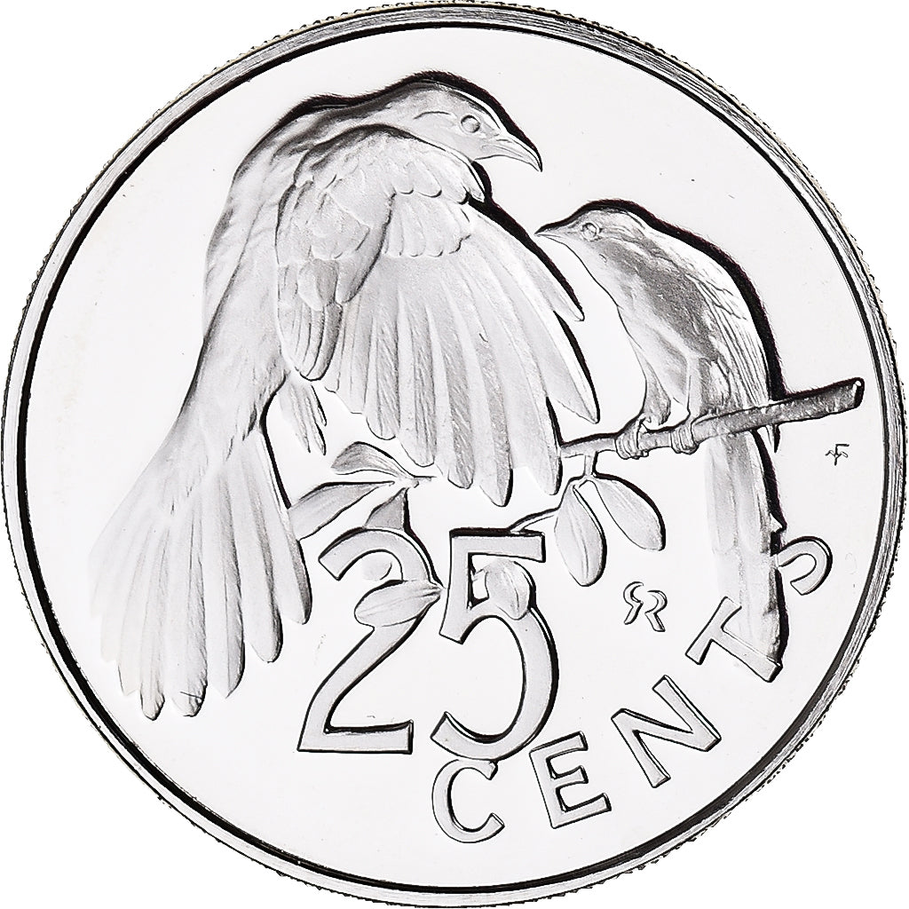 Coin, BRITISH VIRGIN ISLANDS, Elizabeth II, 25 Cents, 1975, Franklin Mint