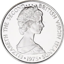 Moneda, ISLAS VÍRGENES BRITÁNICAS, Elizabeth II, 10 Cents, 1975 (79), Franklin