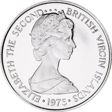 Monnaie, Îles Vierges britanniques, Elizabeth II, 5 Cents, 1975, Franklin Mint