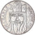 Moeda, França, Charlemagne, 100 Francs, 1990, EF(40-45), Prata, KM:982