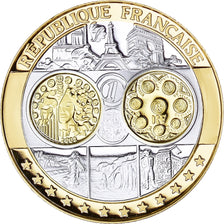 France, Medal, Europa, 2002, MS(65-70), Silver