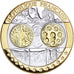 France, Medal, Europa, 2002, MS(65-70), Silver