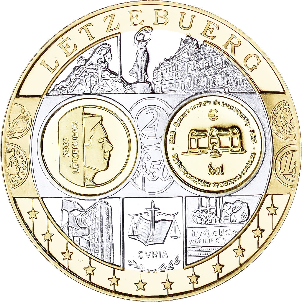 Luxembourg, Médaille, Euro, Europa, FDC, Argent