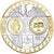 Luxemburgo, medalha, Euro, Europa, MS(65-70), Prata