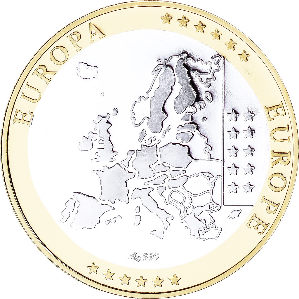 Luxembourg, Médaille, Euro, Europa, FDC, Argent