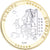 Monaco, medal, L'Europe, Monaco, MS(65-70), Srebro