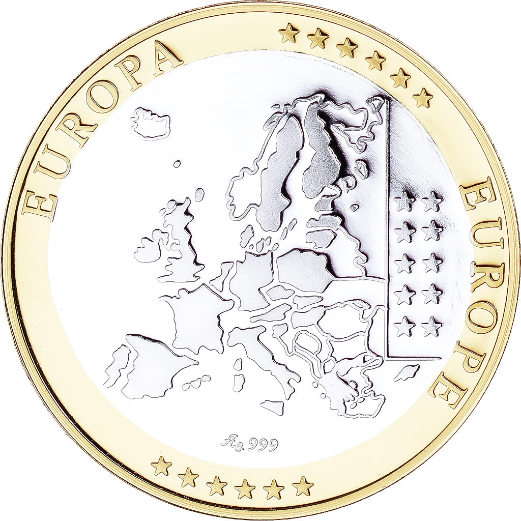 Belgium, Medal, L'Europe, Belgique, MS(65-70), Silver