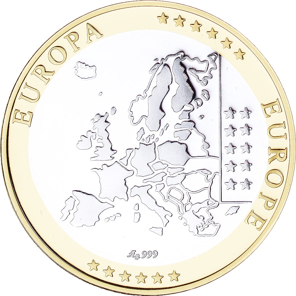 Malta, Medal, Euro, Europa, MS(65-70), Silver