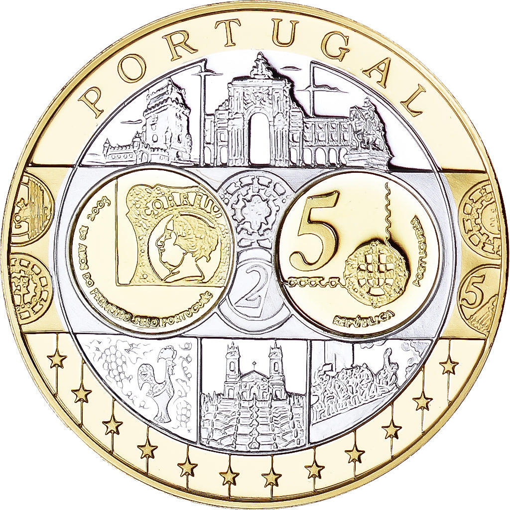 Portugal, Médaille, L'Europe, Portugal, FDC, Argent