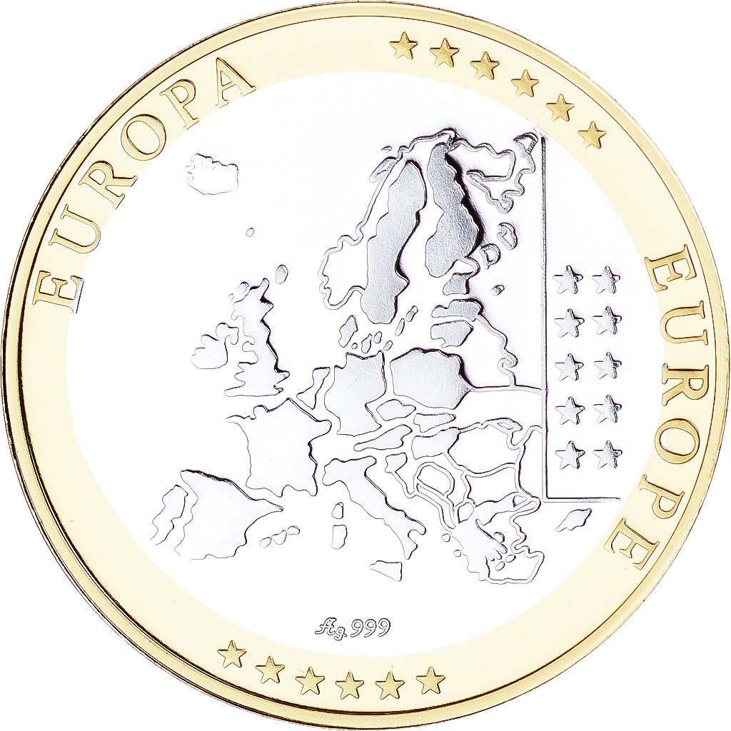 Portugal, Médaille, L'Europe, Portugal, FDC, Argent