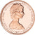 Moeda, Ilhas Virgens Britânicas, Elizabeth II, Cent, 1975, Franklin Mint