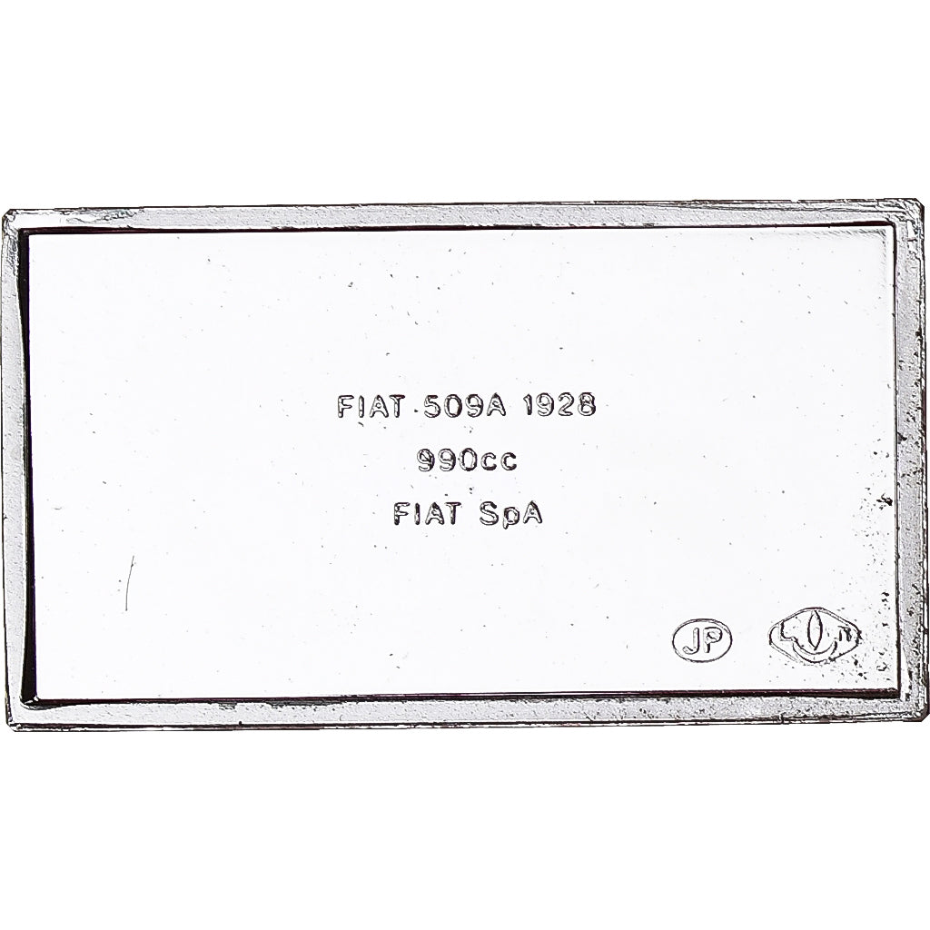 Francia, medalla, Célèbres Automobiles du Monde, FIAT 1928, SC, Plata