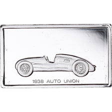 France, Medal, Célèbres Automobiles du Monde, AUTO UNION 1938, MS(63), Silver