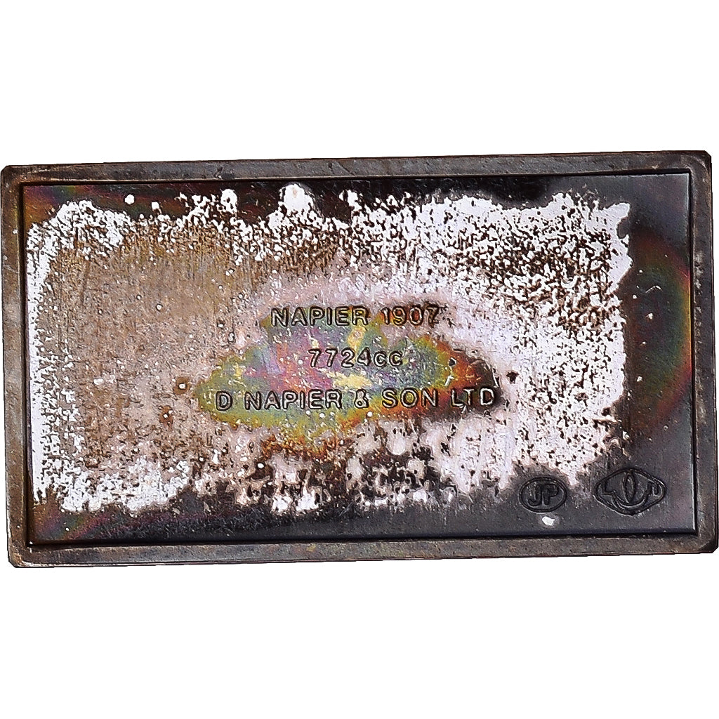 France, Médaille, Célèbres Automobiles du Monde, NAPIER 1907, SPL, Argent