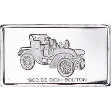 Francja, medal, Célèbres Automobiles du Monde, DE DION-BOUTON 1903, MS(63)