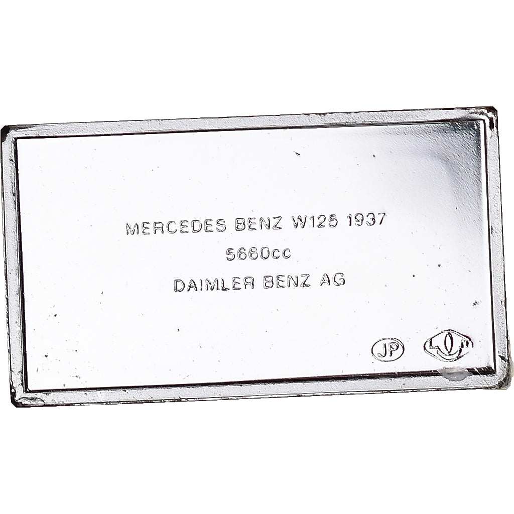 Frankreich, Medaille, Célèbres Automobiles du Monde, MERCEDES-BENZ 1937, UNZ