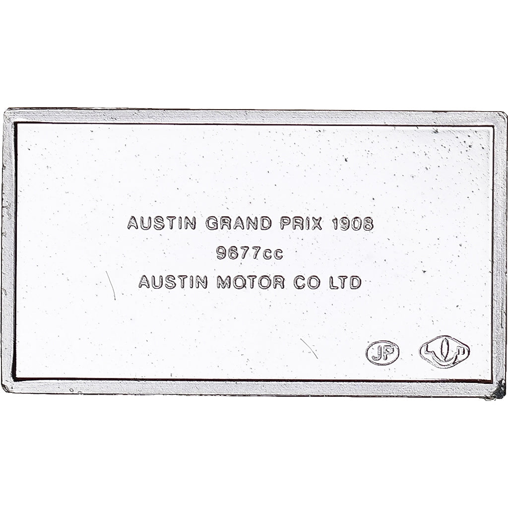 France, Medal, Célèbres Automobiles du Monde, AUSTIN 1908, MS(63), Silver