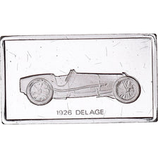 France, Medal, Célèbres Automobiles du Monde, DELAGE 1926, MS(63), Silver