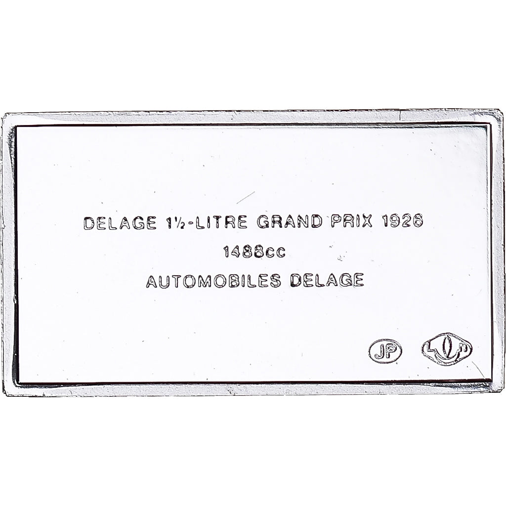 France, Medal, Célèbres Automobiles du Monde, DELAGE 1926, MS(63), Silver