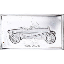 Frankreich, Medaille, Célèbres Automobiles du Monde, ALVIS 1925, UNZ, Silber