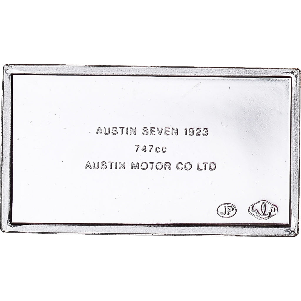 Francia, medalla, Célèbres Automobiles du Monde, AUSTIN SEVEN 1923, SC, Plata