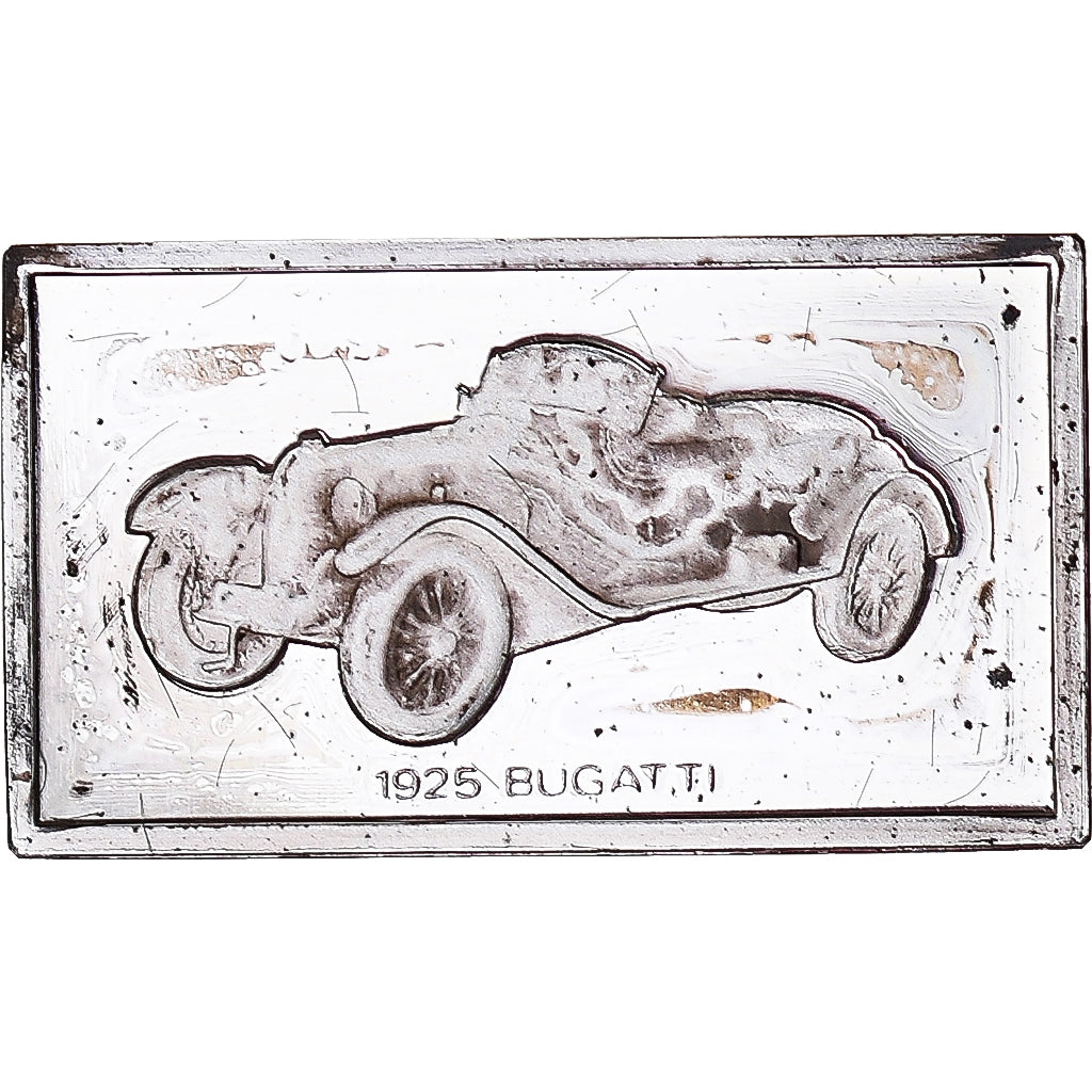France, Medal, Célèbres Automobiles du Monde, BUGATTI 1925, MS(63), Silver