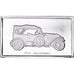 France, Médaille, Célèbres Automobiles du Monde, VAUXHALL 1914, SPL, Argent