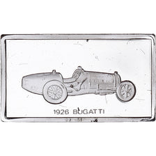 France, Medal, Célèbres Automobiles du Monde, BUGATTI 1926, MS(63), Silver