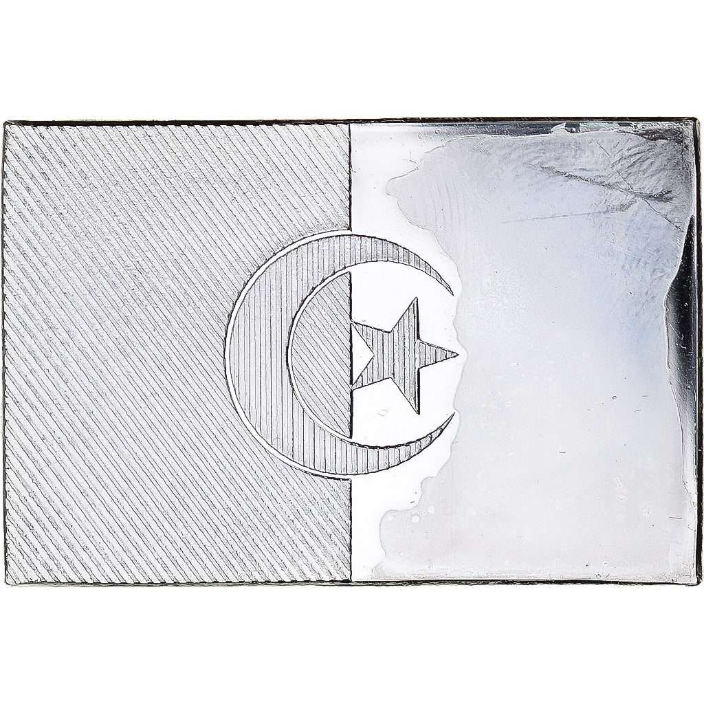 France, Medal, Les Drapeaux des Nations-Unies, ALGERIE, MS(60-62), Silver