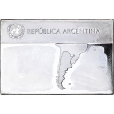 France, Medal, Les Drapeaux des Nations-Unies, ARGENTINE, MS(60-62), Silver