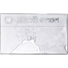 France, Medal, Les Drapeaux des Nations-Unies, BANGLADESH, MS(60-62), Silver