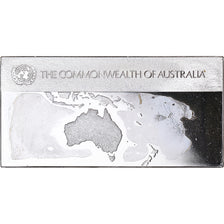 France, Medal, Les Drapeaux des Nations-Unies, AUSTRALIE, MS(60-62), Silver