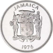 Coin, Jamaica, Elizabeth II, 20 Cents, 1976, Franklin Mint, USA, MS(65-70)