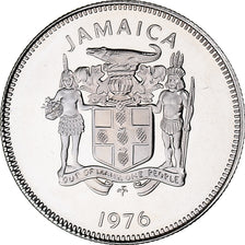 Coin, Jamaica, Elizabeth II, 5 Cents, 1976, Franklin Mint, USA, MS(65-70)