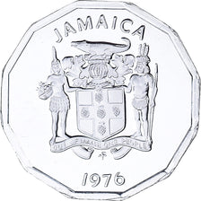 Coin, Jamaica, Elizabeth II, Cent, 1976, Franklin Mint, USA, MS(65-70)