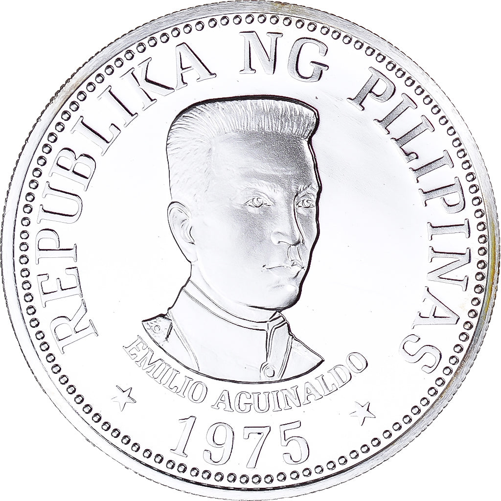 Coin, Philippines, The New Society, 25 Piso, 1975, MS(65-70), Silver, KM:211