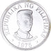 Coin, Philippines, The New Society, 25 Piso, 1975, MS(65-70), Silver, KM:211