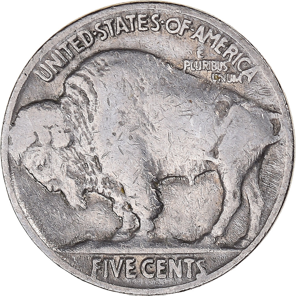 Coin, United States, Buffalo Nickel, 5 Cents, 1936, U.S. Mint, VF(30-35)