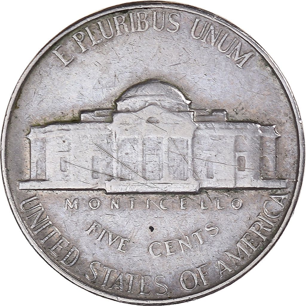 Monnaie, États-Unis, Jefferson Nickel, 5 Cents, 1959, U.S. Mint, Philadelphie