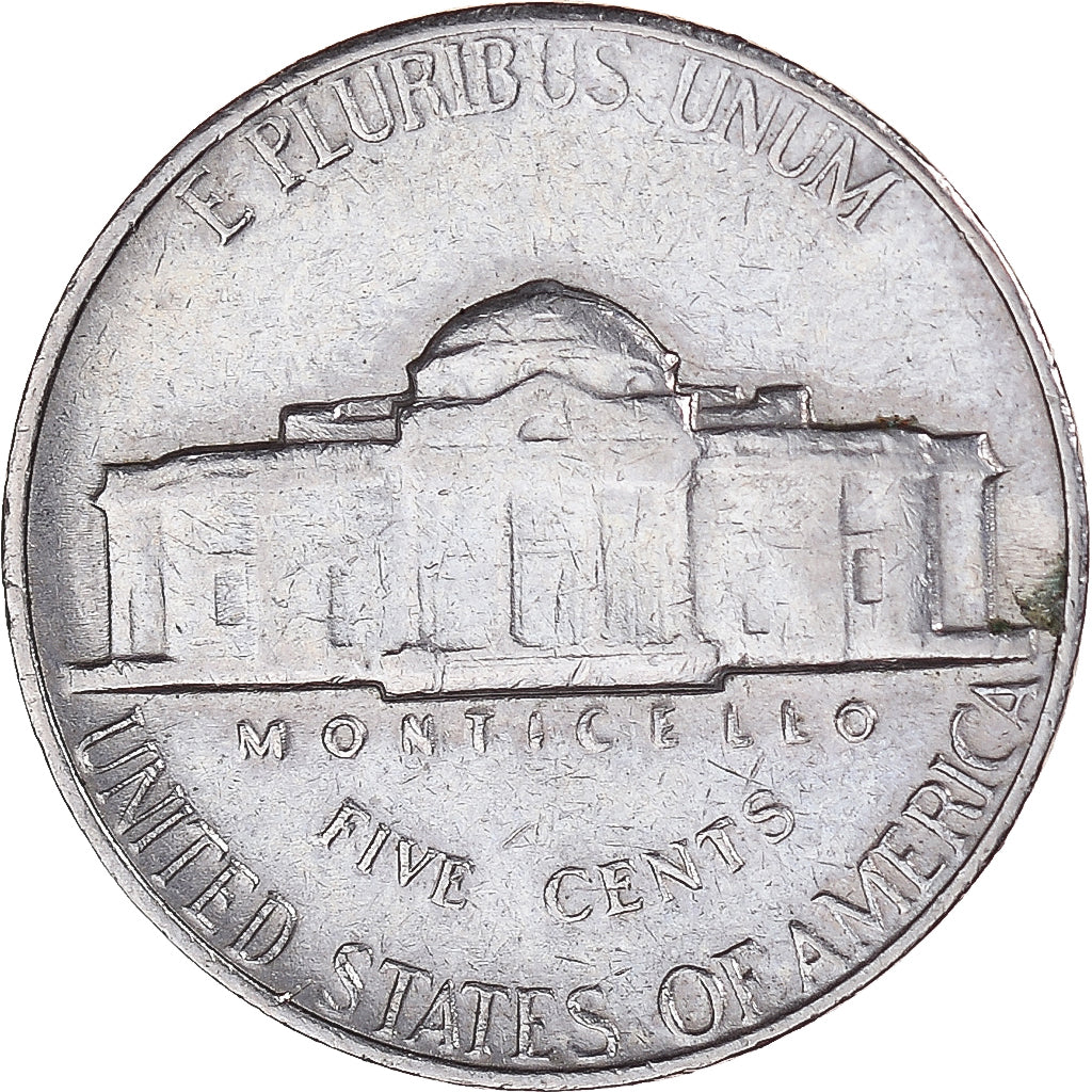 Moneda, Estados Unidos, Jefferson Nickel, 5 Cents, 1964, U.S. Mint