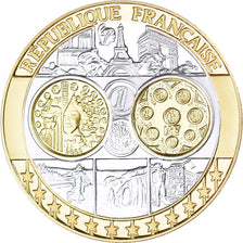 Francia, medaglia, Europe, République Française, Politics, Society, War, FDC