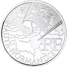 Frankreich, 10 Euro, Haute-Normandie, 2010, Monnaie de Paris, STGL, Silber