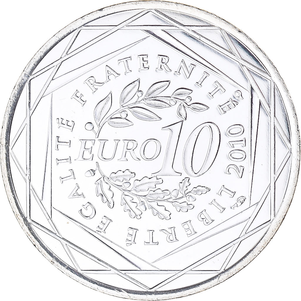 Frankreich, 10 Euro, 2010, Paris, Guyane, STGL, Silber, KM:1654