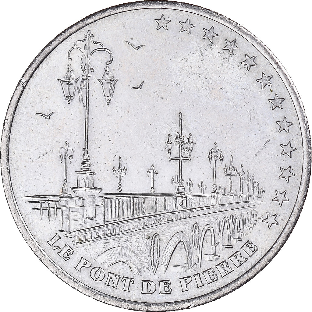 France, Token, 2 EURO DES VILLES, 1998, Bordeaux - Le pont de pierre, AU(55-58)