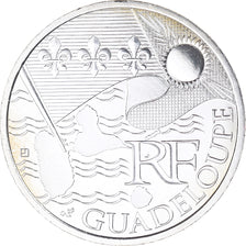 Frankrijk, 10 Euro, 2010, Paris, Guadeloupe, FDC, Zilver, KM:1655