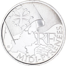 France, 10 Euro, Midi-Pyrénées, Euros des régions, 2010, Paris