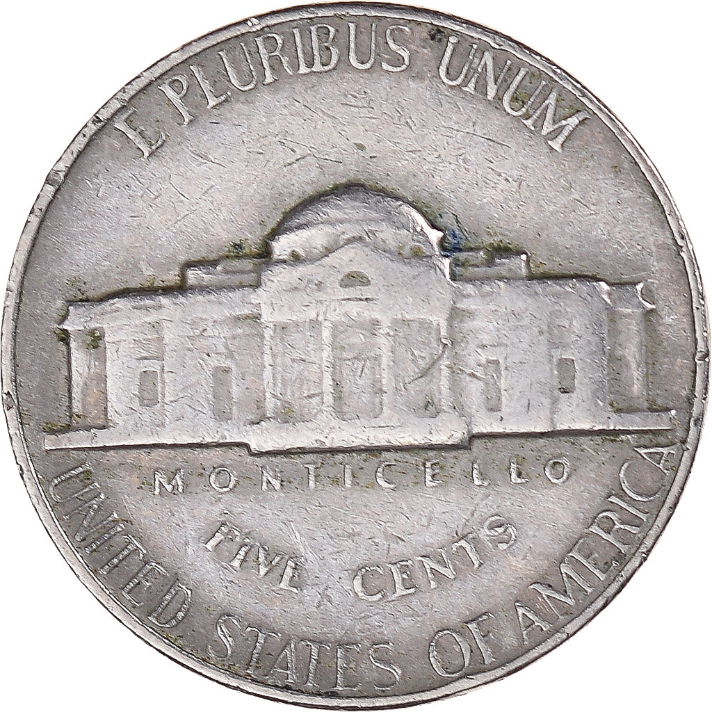 Moneta, Stati Uniti, Jefferson Nickel, 5 Cents, 1968, U.S. Mint, San Francisco