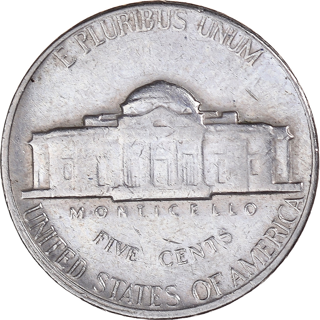 Moneda, Estados Unidos, Jefferson Nickel, 5 Cents, 1970, U.S. Mint, San
