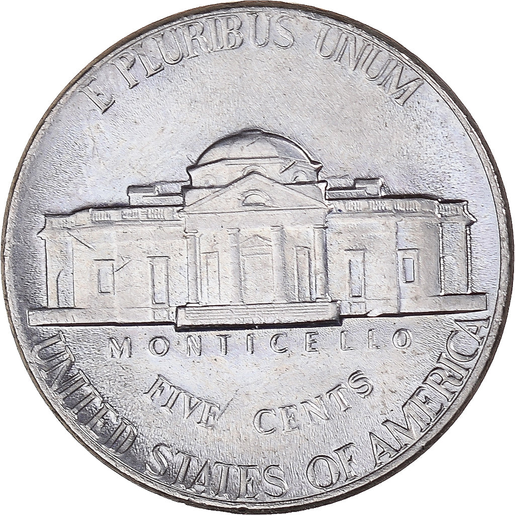 Munten, Verenigde Staten, Jefferson Nickel, 5 Cents, 1971, U.S. Mint, Denver
